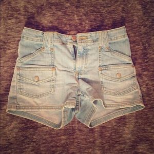 Light blue, High Rise Old Navy shorts